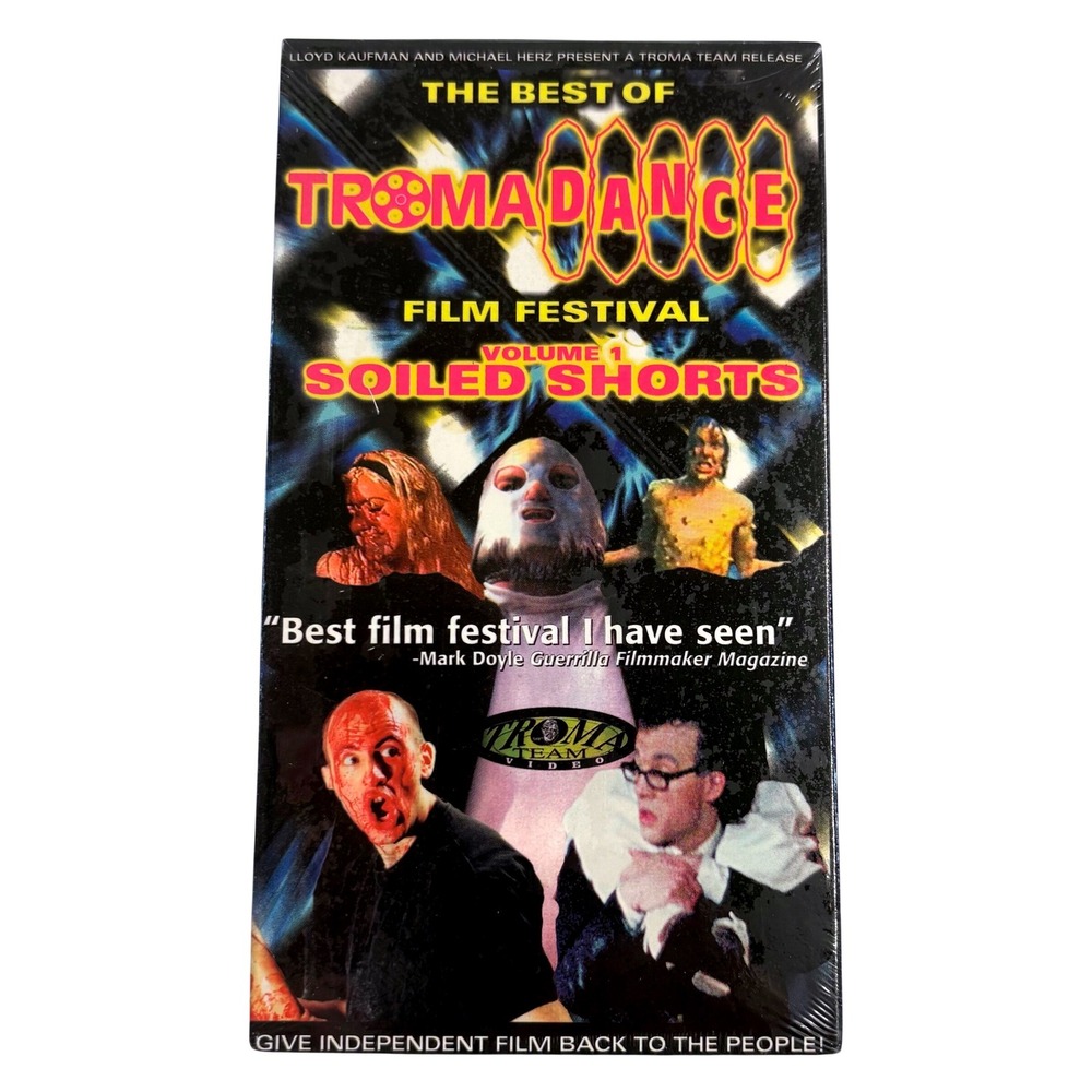 Best of Tromadance Film Festival Vol 1 Soiled Shorts VHS Troma Team Video NEW